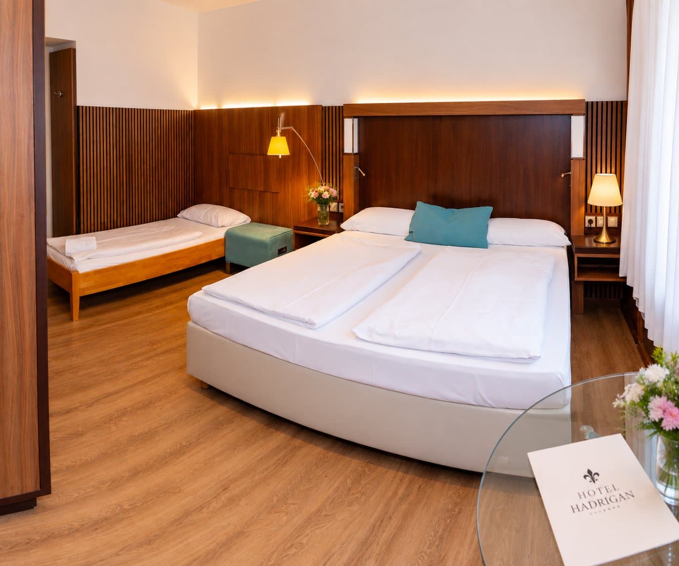 Dreibettzimmer im Hotel Hadrigan