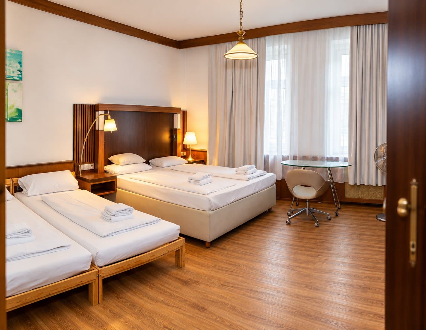 Vierbettzimmer im Hotel Hadrigan